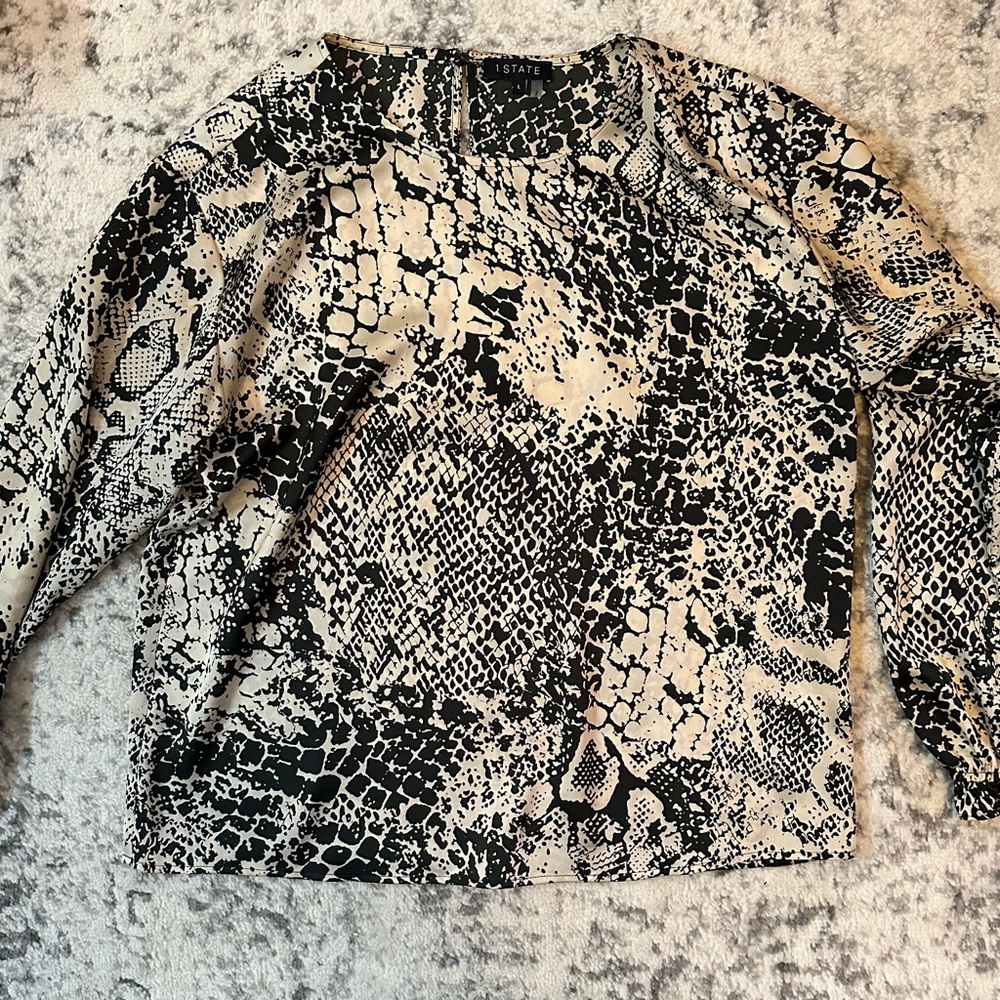 1. State Snake Print Midi Skirt And Top Set - image 5